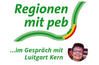 Regionen mit peb im Gespräch mit Luitgart Kern