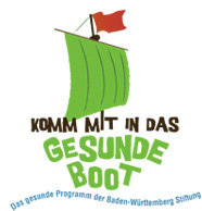 Logo des Projekts "Komm in das gesunde Boot"