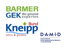 Logos Barmer, Kneipp, Damid