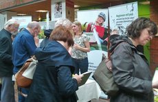 Regionen mit peb Info-Stand