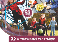 Bildausschnitte mit spielenden Kindern